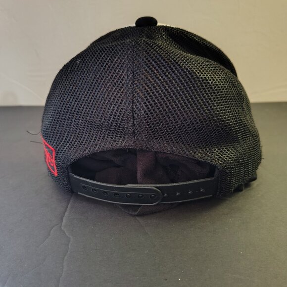 Pabst Blue Ribbon Hat Cap Snap Back Black White DOPE Mesh Trucker Ball Mens - Picture 9 of 15